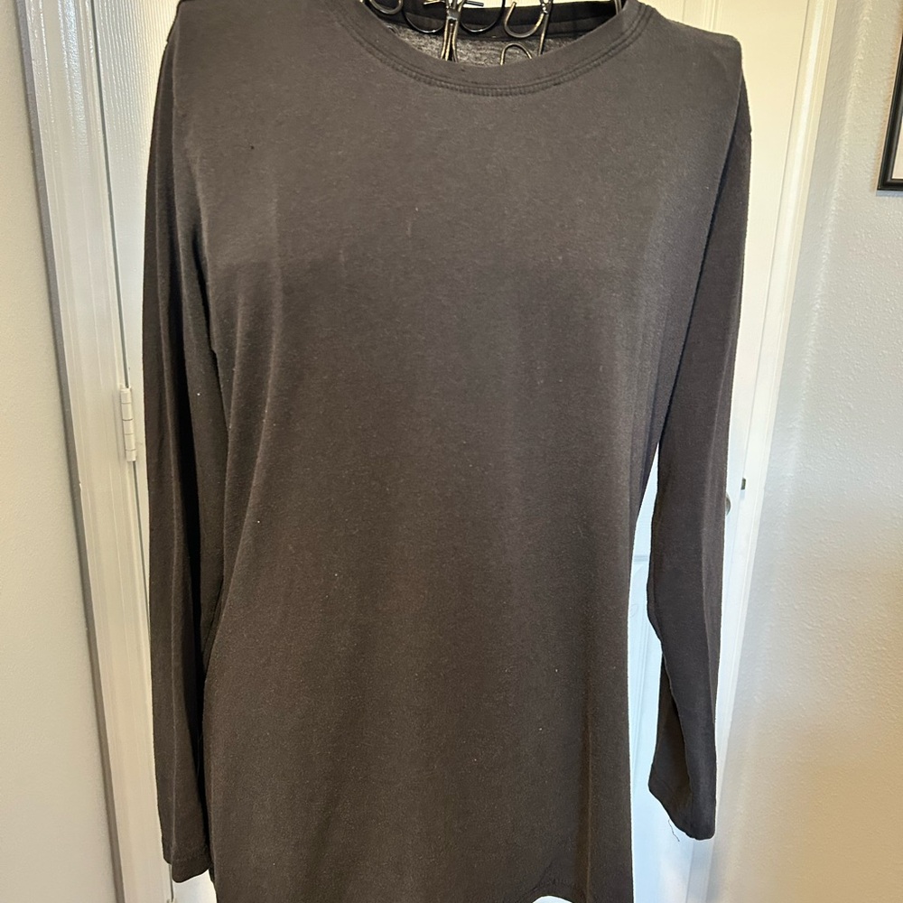 Butter-Soft Black Scrub Top